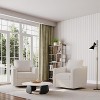 Swivel Accent Chair for Living Room, 360° Rotating Modern Linen Upholstered Armchair, Comfy Ergonomic Backrest Single Sofa for Reading, Bedroom - 2 of 4
