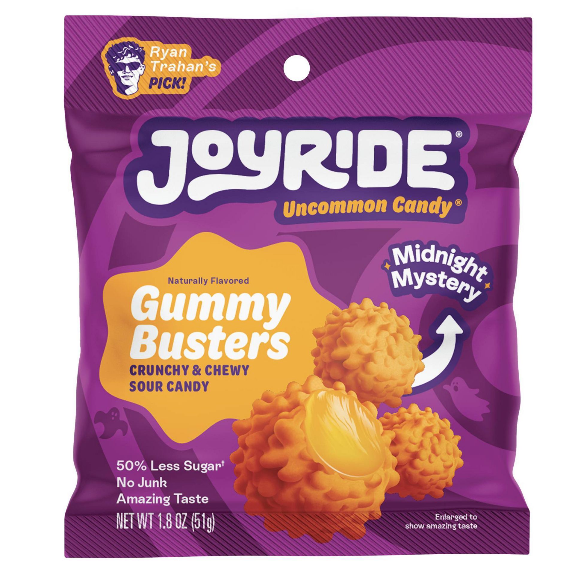 JOYRIDE Halloween Gummy Busters Midnight Mystery Mix Candy - 1.8oz