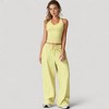 Anna-Kaci Active Women's Cropped Active Tank Top with Built-In Bra and Racerback Design - 4 of 4