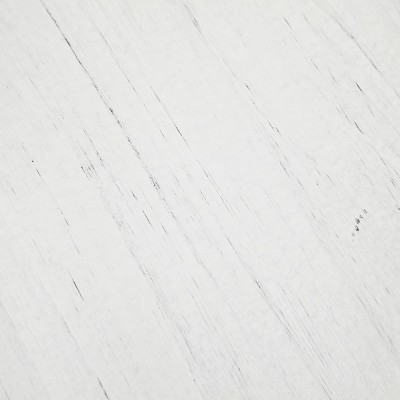 White-Washed Wooden Rustic Trash Can Set with Handles