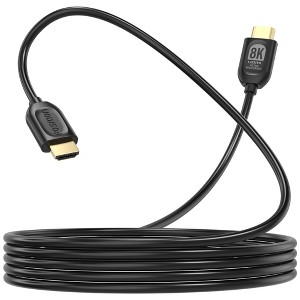 Fosmon 8K HDMI Cable 25ft HDMI Cord, 30AWG HDMI to HDMI Cable, HDMI 2.1 Cable 4K@120Hz|8K@60Hz Ultra High Speed HDMI Cable ARC for Nintendo Switch PS5 - 1 of 4