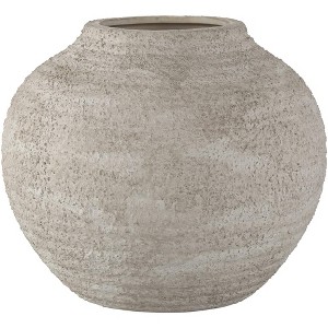 Studio 55D Sparta 7 1/2" High Pumice Gray Ceramic Vase - 1 of 4