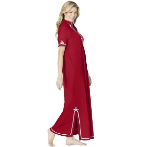 Only Necessities Plus Size Embellished Knit Lounger - 1 of 4