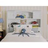 AFI Furnishings Newport Twin Headboard with Turbo Charger in White - 3 of 4