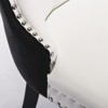 NicBex Set of 2 Modern Faux Leather Dining Chairs, High-end Tufted Back & Nailhead Trim, Solid Wood Legs Kitchen Side Chairs - 4 of 4