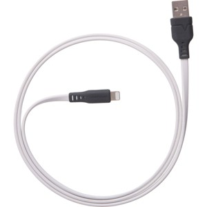 Ventev Flat Usb A To Apple Lightning High Speed Tangle-Free 3 Foot Cable White - 1 of 1