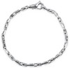 Pompeii3 Men's 14k Gold (16gram) or Platinum (30gram) 3.5mm Link Bracelet 8.5" - 2 of 3