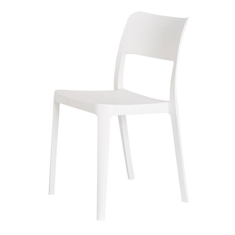 2pk La Vie Stackable Patio Armless Chairs - Lagoon, 3 of 6