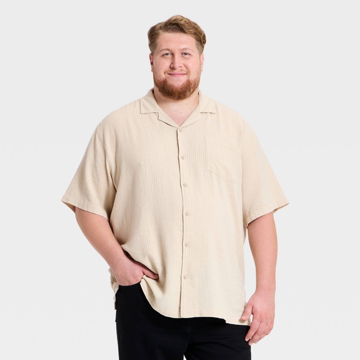Men's Short Sleeve Novelty Camp Shirt - Goodfellow & Co™