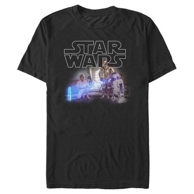 Men's Star Wars Retro R2-D2 First Meeting T-Shirt