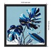 Amanti Art Villa Palms I (Blue Monstera) by Isabelle Z Canvas Wall Art Print Framed 16 x 16-in. - 4 of 4