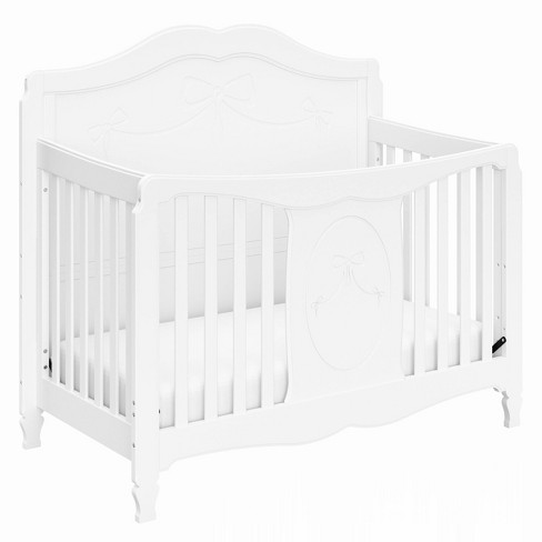 Storkcraft Princess 4 In 1 Fixed Side Convertible Crib White