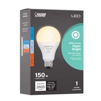 Feit LED A21 E26 (Medium) Smart-Enabled LED Bulb Tunable White 150 Watt Equivalence 1 pk