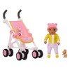 BABY Born Minis Playset - Doll with Brown Eyes, Stroller & Animal Friend - 3 of 4