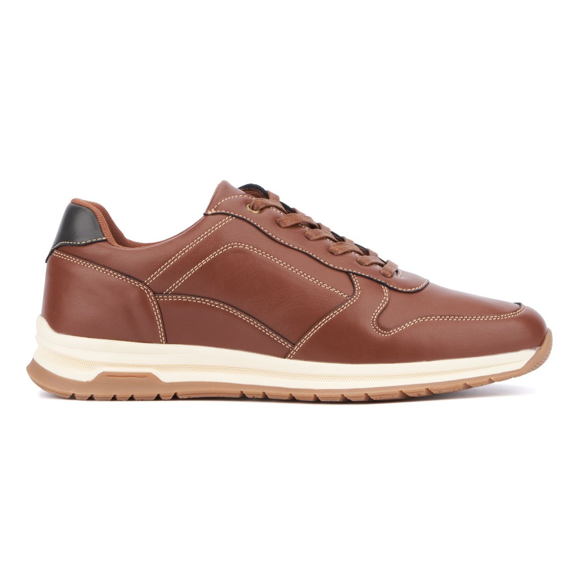 Мужские New York & Company Men's Haskel Low Top Sneakers - BROWN, 9.5 — фото 2