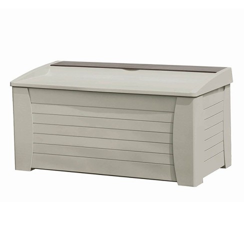 Resin Outdoor Patio Storage Deck Box, Suncast Outdoor Patio Bench Deck Box Storage Seat