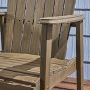 Mlmh & Kngwa 25"W Set of 2 Weatherproof Acacia Wood Outdoor Dining Chairs - 2 of 4