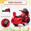6V 4.5ah Kids Electric Motorcycle Toy for Age 3 , Single-Drive Ride On Bike wirh Battery, LED Front Light for Sandy Area Brick Board Glassland - 3 of 4