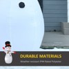 SEVOBAL Inflatable Holiday Decorations Christmas Inflatables Outdoor Decorations Snowman Inflatable Christmas Decoration, White, 66.3"*31.5"*94.5" - 2 of 4