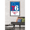 Trends International NBA Philadelphia 76ers - Logo 21 Framed Wall Poster Prints - 2 of 4