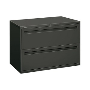 HON Brigade 700 Series Lateral File 2-Drawer Charcoal (792LS) - 1 of 4