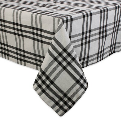 84" x 60" Cotton Homestead Plaid Kitchen Tablecloth - Design Imports