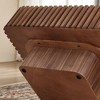 PAGED Wood Coffee Table Living Room Table Modern Handcraft Drum Center Table with Sturdy MDF Pedestal for Living Room, Study - 4 of 4