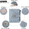 BEAFUP Women's Wallet,Slim RFID Blocking Bifold Wallet with Zipper Coin Pocket – PU Leather Compact Card Holder - 4 of 4
