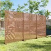 SpassWay 72"H 47"W Outdoor Metal Garden Trellis Privacy Screen Lattice Panel Indoor Room Divider - 3 of 4