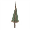 Woven Bamboo Pine Tree Ornament (Set of 4) - 4 of 4