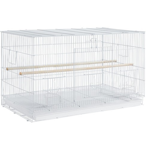 Flight Cage Stainless Steel Bird Cage Large Hanging Parrot Breeding Cage  Metal Pet Accessories Bird Cage (Size : Model 40)