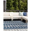 Unique Loom Outdoor Trellis Traliccio Trellis Woven Area Rug - 4 of 4