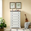 ORRD Modern 6 Drawer Dresser White - Tall Chest of Drawers for Bedroom Storage, Closet Organizer with Smooth Gliding - 3 of 4