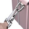 Byootique Portable Hard Shell Aluminum Handbag with Adjustable Strap Crossbody Cosmetic Case Clutch for Women - 4 of 4