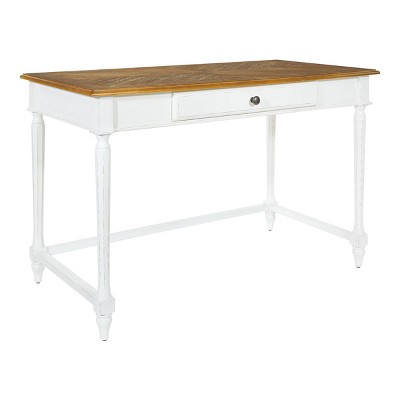 Medford Writing Desk Distressed White - OSP Home Furnishings