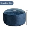 CENGHU Bean Bag Chair Velvet Soft Beanbag with Memory Foam for Adults Lazy Sofa with Fluffy Removable Sponge - 2 of 4
