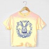 Simply Sage Market Blue Willow Bunny Boxy Crop Top - 2 of 4