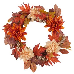 The Lakeside Collection Festive Wreath, Garland & Floral Arrangement Collection - Wreath - 1 of 4
