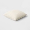 Oversized Basketweave Heathered Square Throw Pillow - Threshold™ - image 3 of 4