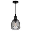 CWI Lighting Drea 1 Light Down Mini Pendant With Black Finish - 3 of 4