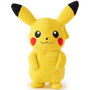 Takara Tomy Pokemon Corduroy Plush Pikachu - 1 of 1