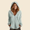 Dalix Astronaut Embroidered Fleece Zip Washed Hoodie Cold Fall Winter Women - 2 of 4