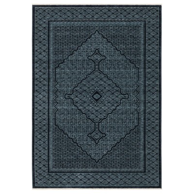 Oriental Weavers Capella CAP01 Blue /Teal Indoor Area Rug - 7'10" x 10'10"