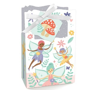 Big Dot of Happiness Let's Be Fairies - Fairy Garden Birthday Party Favor Boxes - Set of 12 - 1 of 4