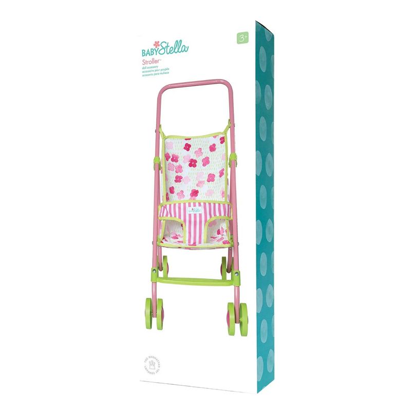 Manhattan Toy Baby Stella Baby Stroller Toy for 12" and 15" Soft Dolls, 2 of 8