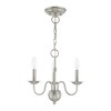 Livex Lighting Windsor 3 - Light Chandelier in  Brushed Nickel - 2 of 4
