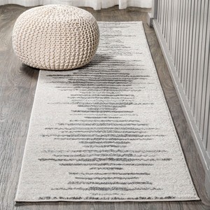 Aya Berber Stripe Geometric Area Rug  - JONATHAN Y - 1 of 4