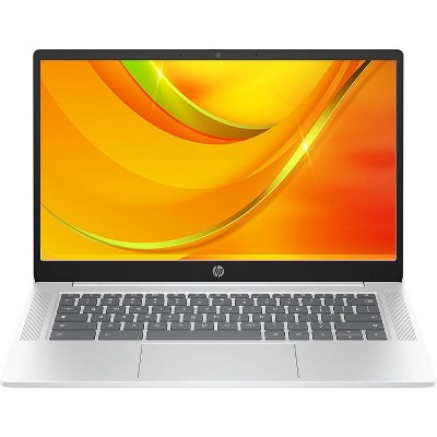 HP 14a-nf 14" HD Chromebook, Intel N100, 4GB, 128GB, Chrome OS, White - Manufacturer Refurbished