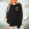 Simply Sage Market Embroidered Jingle Bells Bold Cursive Lightweight Garment Dyed Sweatshirt - 3 of 4