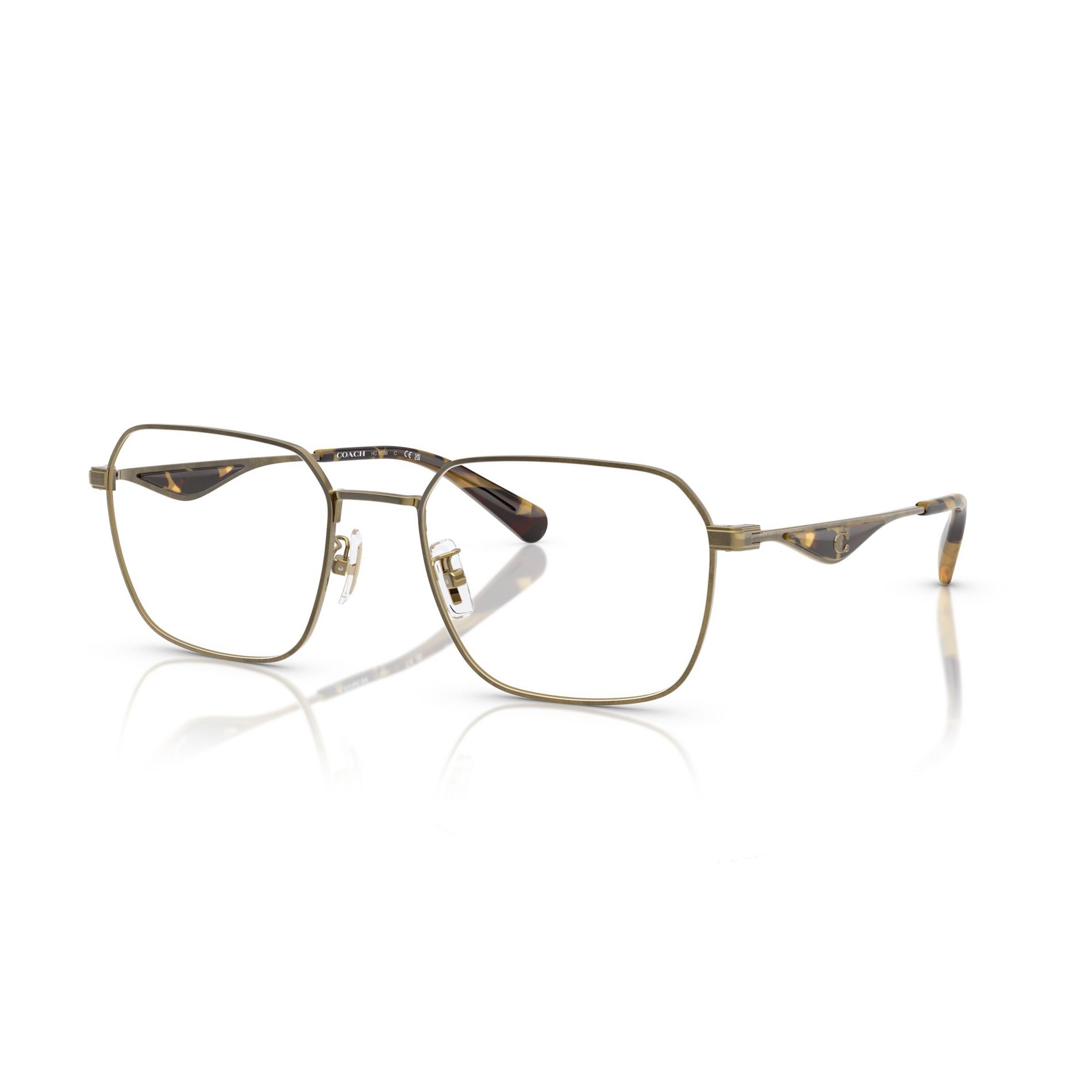 Coach HC5186 54mm Man Irregular Sunglasses Demo Lens Lens